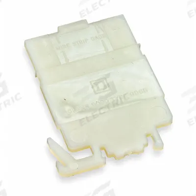 SQUARE D End Barrier: Clip-On Mount, Natural - End Stops & Clamps