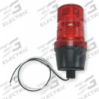 APPROVED VENDOR Warning Light: Red, Strobe Tube, 1/2 in MNPT, 120V AC, 2 3/4 in Overall Dia, 2ERP4. Key specifications — Brand: APPROVED VENDOR; Lens Color: Red; Mounting Location: Threaded Mount; Operating Voltage: 120V AC.
