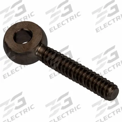 AMPG Fixed Rod End: Steel, Black Oxide, 60 mm Hole Center-to-End Lg, Right Hand - Steel Male Threaded Fixed Rod Ends