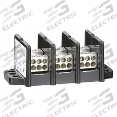 SQUARE D Power Distribution Block: Open, Lug, Lug, 14 AWG – 2/0 AWG For Line Side Wire Sizes (MPN 9080LBA362106). Key specifications — attr1361688: Surface; attr1308686: SQUARE D; attr1361672: Aluminum.