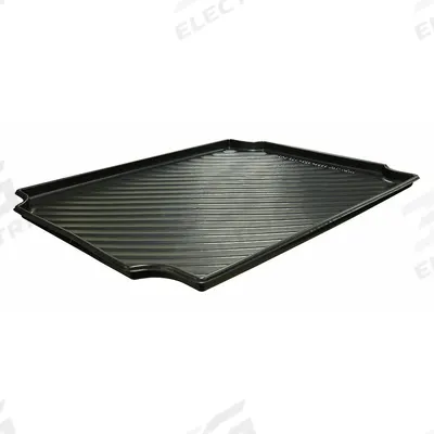 STRUCTURAL PLASTICS Containment Tray: 24 in x 30 in x 1 in, Black/Black - Spill Trays for High-Durability Stationary Plastic Shelving