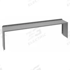 TENNSCO Shelf Riser: 72 in Overall Wd, 10 1/2 in Overall Dp, Gray, Carbon Steel, Steel, 18 in (MPN R-107218). Key specifications — Includes Mounting Hardware: Yes; Color: Gray.