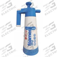 KWAZAR Compressed Air Spray Bottle: 2 L Container Capacity, Mist, White, Blue (MPN 083840). Key specifications — Imprinting: Professional Heavy Duty Sprayer Spray Mist; Bottle Color: White; Sprayer Color: Blue; Legend: Compressed Air Spray Bottle; Brand: KWAZAR; Product Type: Compressed Air Spray Bottle.