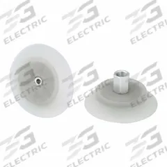 SCHMALZ Vacuum Pad Assembly: Flat, 1/8 in NPT Vacuum Port, 54.3 mm Pad Dia, Clear, 34.2 mm Pad Ht (MPN 10.01.01.15093). Key specifications — attr1019136: 10.01.01.15093; attr1019138: SCHMALZ; attr1019139: 55 A.