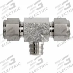 BRENNAN INDUSTRIES Single Ferrule Instrumentation Fittings: Compression x Compression x MNPT (MPN NS2601-04-04-08-SS). Key specifications — Series: NS2601; Compatible Fitting Brands: Parker CPI; Brand: BRENNAN INDUSTRIES.