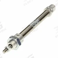 SMC Round Body Cylinder: 12 mm Bore, 25 mm Stroke, Non-Repairable, Stainless Steel, Magnetic Piston (MPN CD85N12-25-B). Key specifications — attr1122958: Rotating Rod; attr942235: Stainless Steel; attr942202: SMC; attr942209: Aluminum; attr942227: Pivot; attr942243: C85.