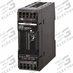 OMRON Switching Power Supply: DIN Rail, 60 W Output Power - Rated, 2.5 A Current - Output (MPN S8VK-S06024). Key specifications — attr1044898: Single; attr1044879: 85 to 264V AC; attr211400: OMRON.