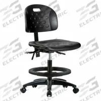 Ergonomic Chair: Polyurethane, Armless, Ht Range 19 3/4 in to 27 1/2 in, 18 in Seat Wd, 5 Casters (MPN BR-HPMBCH-RG-T0-A0-BF-RC-BLK). Key specifications — Foot Support: Yes; Back Tilt Backward: 13.5°; Back Tilt Forward: 10.5°; Base Material: Nylon; Brand: APPROVED VENDOR; Product Type: Ergonomic Chair; ESD-Safe: Not ESD Safe.