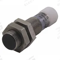 EATON Inductive Cylindrical Proximity Sensor: Built-in Connector, Shielded, 3 Wires, 4 - Pin Micro (MPN E57PS-12SNN2-Q). Key specifications — Brand: EATON; AC Supply Voltage Rating: Not Rated; DC Supply Voltage Rating: 10-48V DC.