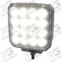 ECCO Vehicle Work Light: Square, Flood, LED, Bracket, 2 Pin Connector, Tow Trucks/Work Trucks, White (MPN EW2421H). Key specifications — Housing Color: White; Brand: ECCO; Electrical Connection: 2 Pin Connector; Installation Type: Permanent.