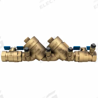 ZURN WILKINS Backflow Preventer: 950XLT, 1 in Pipe Size, FNPT x FNPT, 14 in Overall Lg - Zurn Double Check Backflow Preventers
