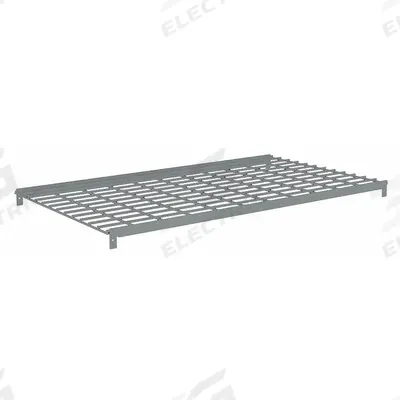 TENNSCO Shelf: 36 in x 24 in, 600 lb Load Capacity, Steel, 5 ga Decking, Gray - Wire Decking Shelf Kits for Boltless Shelving