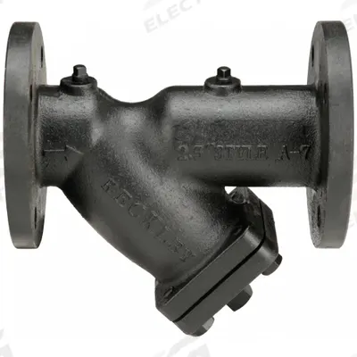 KECKLEY Y Strainer: 3 in, Flanged, Perforated, 0.0625 in Screen Size, Cast Iron - Cast Iron Y Strainers