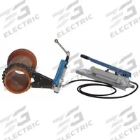 WHEELER-REX Hydraulic Pipe Cutter: 8 in Max, 2 in Min, For Cast Iron/Concrete/Tile, Max 9,000 psi (MPN 2990-8). Key specifications — attr665459: Hydraulic Pipe Cutter; attr665461: Tile; attr665467: Hose; attr665453: WHEELER-REX.