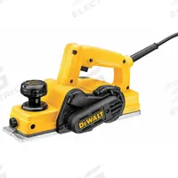 DEWALT Corded Hand Planer: Flat, 120V AC, 5.5 A, 3 1/4 in Blade Wd, 1/16 in Cutting Dp, 17,000 RPM (MPN D26676). Key specifications — attr216859: 120V AC; attr306455: Steel; attr216833: DEWALT.