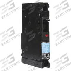 SIEMENS Molded Case Circuit Breaker: 110 A Amps, 22kA at 277V AC, Fixed, Load Side Lug, ABC, ED4 (MPN ED41B110). Key specifications — Phase Connection: ABC; Instantaneous Trip: Fixed; Terminal Connection: Load Side Lug; Series: ED4; Max. AIR Rating: 22kA at 277V AC.