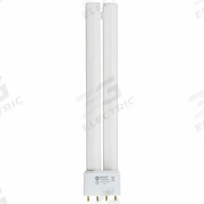 GE LAMPS Compact Fluorescent Bulb: 4-Pin (2G11), T5, Fluorescent, 4100K - CFL Twin-Tube Plug-In Lamps