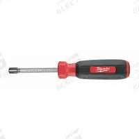 MILWAUKEE Hollow Hex Shank Nut Driver: Straight, Metric, With Magnetized Tip, Std, 5 mm Tip Size (MPN 48-22-2531). Key specifications — attr1214485: Hex; attr1214505: MILWAUKEE.