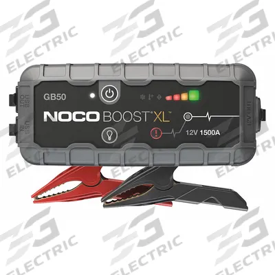 NOCO Jump Charger: Charging, For 12 V DC Battery Volt, For Lead Acid - Handheld Power & Jump Starters