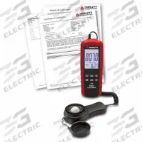 TRIPLETT Light Meter: Carrying Case, ±3%/±4% Light Level Accuracy, LCD, 59 in Sensor Cord Lg, NIST (MPN LT65-NIST). Key specifications — Brand: TRIPLETT; Light Level Accuracy: ±3%; Digital Display Screen Type: LCD; Includes: Carrying Case; Lights Tested: Metal Halide; Certificate of Calibration: Included.