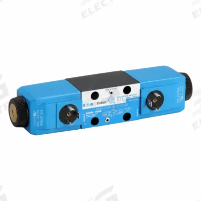 VICKERS Hydraulic Directional Valve: 16 gpm Max Flow Rate, D03 NFPA Size, Three Positions - High-Pressure Solenoid-Operated Directional Control Valves