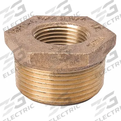 APPROVED VENDOR Metal Pipe Straight: Straight, 3/4 in x 1/4 in, Brass, 200 psi - Low-Pressure Threaded Pipe Fittings