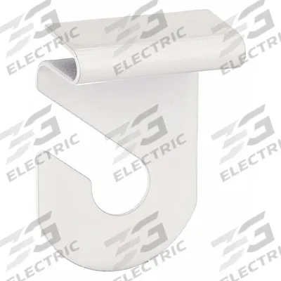 APPROVED VENDOR Under-Shelf Hook: Clip-In, 10 lb Wt Capacity, 1 Points per Hook, White - Clip-In Ceiling Hooks