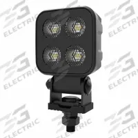 ECCO Vehicle Work Light: Square, Flood, LED, Bracket, 2 Conductor Cable with Connectors, White (MPN EW2720). Key specifications — Housing Color: White; Brand: ECCO; Electrical Connection: 2 Conductor Cable with Connectors; Installation Type: Permanent.