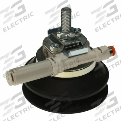 SMC Vacuum Pad with Ejector: Bellows, w/o Adapter, 80 mm Pad Dia, NBR, Black - Bellows Type Automotive Industry Vacuum Pad Assemblies