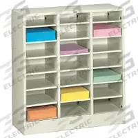 TENNSCO Literature Sorter: Putty, 21 Compartments, 18 in Overall Dp, 30 5/8 in Overall Wd, Steel (MPN 5075PY). Key specifications — attr986470: No; attr986455: Putty; attr986477: Steel; attr986454: TENNSCO; attr986462: 5005PY; attr986487: Mail and Literature Sorter.