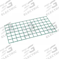 METRO Wall Grid: 36 in x 1/2 in x 18 in, 250 lb Capacity, Steel, Green, Epoxy Coated (MPN WG1836K3). Key specifications — Material: Steel; Color: Green; Finish: Epoxy Coated; Brand: METRO.