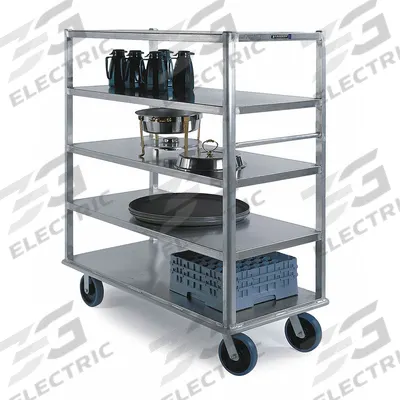 LAKESIDE Banquet Cart: 2,500 lb Max Load Capacity, 5 Shelves, 29 in Overall Wd - Banquet Carts