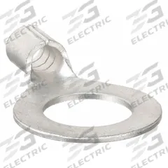 BURNDY Ring Terminal: Bare, 3/8 in Stud Size, 8 AWG to 8 AWG Wire Sizes, 600 V, Brazed Barrel & Seam (MPN YAD8CM10E38). Key specifications — Brand: BURNDY; Series: PAT81KFT.