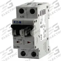 EATON IEC Supplementary Protector: 63 A Amps, 96V DC, 5kA at 415V AC, Lug, FAZ, 277/480V AC, D (MPN FAZ-D63/2). Key specifications — attr195785: Lug; attr195787: 277/480V AC; attr195786: D; attr195783: 96V DC; attr195784: 5kA at 415V AC; attr215906: FAZ; attr211128: EATON.