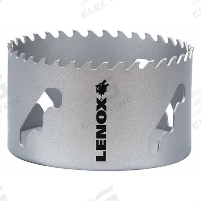 LENOX Hole Saw: 4 1/8 in Saw Dia., 3 Teeth per Inch, 1 7/8 in Max. Cutting Dp - Multi-Material-Cutting Hole Saws without Arbor