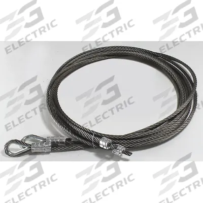 AMERICAN GARAGE DOOR SUPPLY Cable Assembly: Stainless Steel, 880 lb Load Rating - Max, 7 x 19 - Cables