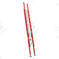 WESTWARD Extension Ladder: 24 ft Ladder Size, Fiberglass, 300 lb Load Capacity, 50 lb Wt, 2 Sections (MPN 44YY60). Key specifications — Color: Red; Brand: WESTWARD; Included Features: Mar-Resistant End Caps; Removable Fly: Fixed.