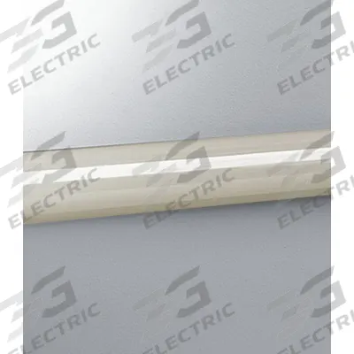 PAWLING Accent Rail: EBT-30, PVC, Champagne, 2 in Overall Ht - PVC Crash Rails & Bumper Guards