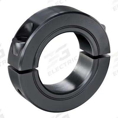 RULAND MANUFACTURING Shaft Collar: 2-Piece, Inch, Round, Clamp-On, 1 1/8 in Bore Dia - Steel Shaft Collars
