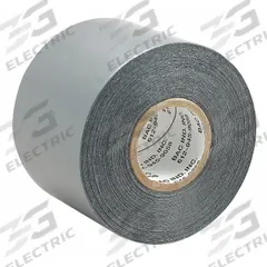 BAC INDUSTRIES Duct Tape: Light Duty, Silver, 3 in Wd, 36 yd Lg, 7.5 mil Thick, TS, Rubber (MPN TS-108). Key specifications — Backing Material: Polyethylene Coated Cloth; Series: TS.