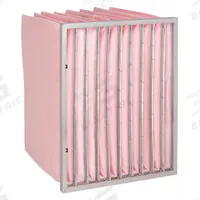 GRAINGER Pocket Air Filter: 24 in x 20 in x 15 in, MERV 13, Pink, Synthetic, 10 Pockets (MPN 5M348). Key specifications — Display Sell UOM: EA; Brand: GRAINGER; Media Material: Synthetic; Performance Rating: MERV 13.