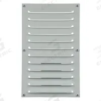 HOFFMAN Louvered Vent Kit: Louver Plate Kit, Mild Steel, 10.56 in Overall Ht, 9.5 in Overall Wd (MPN AVK88). Key specifications — Brand: HOFFMAN; Manufacturer Part Number: AVK88.