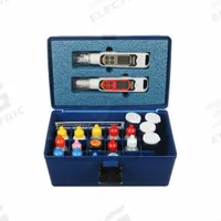 AQUAPHOENIX Water Quality Test Kit: 75 Tests, Oakton CTS Tester 50P/Oakton Ph Tester 50 (MPN BWTK200). Key specifications — Includes: Oakton CTS Tester 50P; Range: 1 drop = 10 or 50 ppm as CaCO3/25mL Alkalinity, P/T1 drop = 10 ppm as Cl/25mL Chloride1 drop = 2 or 10 ppm as CaCO3/25mL Hardness, Total & Calcium0 to 80 ppm as PO4 Orthophosphate1 drop = 2 or 10 ppm as Na2SO3/25mL Sulfite; Test Parameters: Total Hardness.