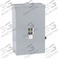 SQUARE D Safety Switch: Non-Fusible, 200 A, Single Phase, 240V AC, Galvanized Steel, Indoor/Outdoor (MPN DTU224NRB). Key specifications — attr867131: SQUARE D.