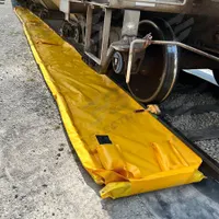 ENPAC Pellet Deflector: Pellet Deflector, 60 ft x 30 in x 4 in, 374 gal Spill Capacity, PVC (MPN 49-3060-YE-RROP). Key specifications — Material: PVC; Brand: ENPAC.