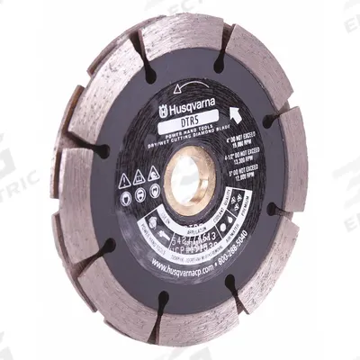 HUSQVARNA Diamond Saw Blade: Block/Brick/Masonry/Mortar, 7 in Blade Dia. - Tuckpointing Blades