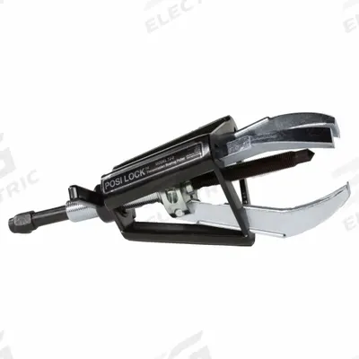 POSI LOCK Jaw Puller: 1 in – 6 3/4 in Jaw Spread, 5 1/4 in Jaw Reach, 0.5 Jaw Thick - Caged External-Grip Jaw Pullers