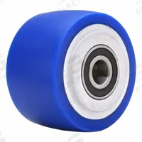 HAMILTON Caster Wheel: 3 1/2 in Wheel Dia., 2 in Wheel Wd, Polyurethane, 550 lb Load Rating, Blue (MPN W-352-SPB-1/2). Key specifications — Brand: HAMILTON; Tread Shape: Ergo-Glide; Wheel/Tread Color: Blue.