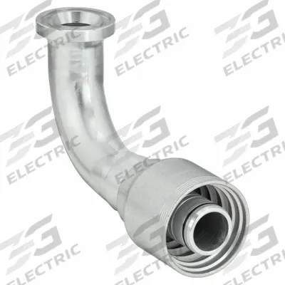AEROQUIP Hydraulic Flange Fitting: 1 1/4 in Hydraulic Hose I.D. - Crimpable 90° Elbow, Hydraulic Flange Fittings