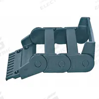 IGUS Mounting Bracket Set: Open, 1 Channels, 1.38 in Cavity Ht, 3.94 in Cavity Wd, Locking (MPN 2610-12PZB). Key specifications — Brand: IGUS; Crossbar Material: Igumid TE; Item: Mounting Bracket Set; Mounting Brackets Included: With Mounting Brackets; Outside Width: 4.6 in; Outside Height: 2.0 in; Mounting Bracket Type: Moving End; Color: Black.